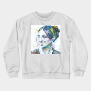 DOROTHEA DIX watercolor portrait Crewneck Sweatshirt